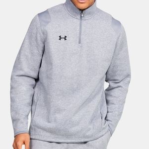 NWT UA Hustle Fleece 1/4 Zip
